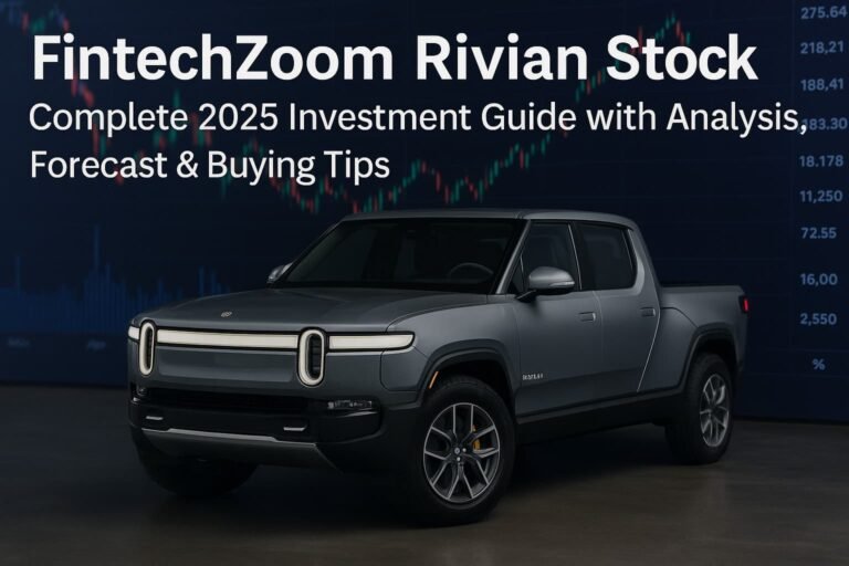 fintechzoom rivian stock​